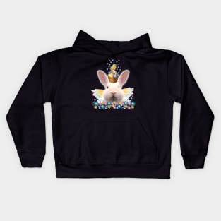 EASTER BUNNY AMONG THE FLOWERS! Kids Hoodie